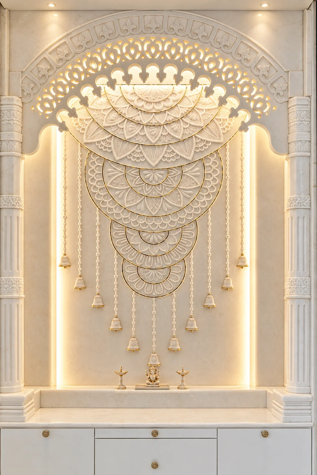 Mandala Bell Shrine